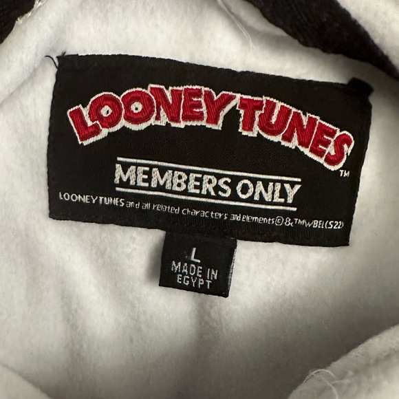 Women’s Looney Tunes Multi-Colored Activewear Pullover Fleece Hoodie, Size L. - Picture 12 of 14